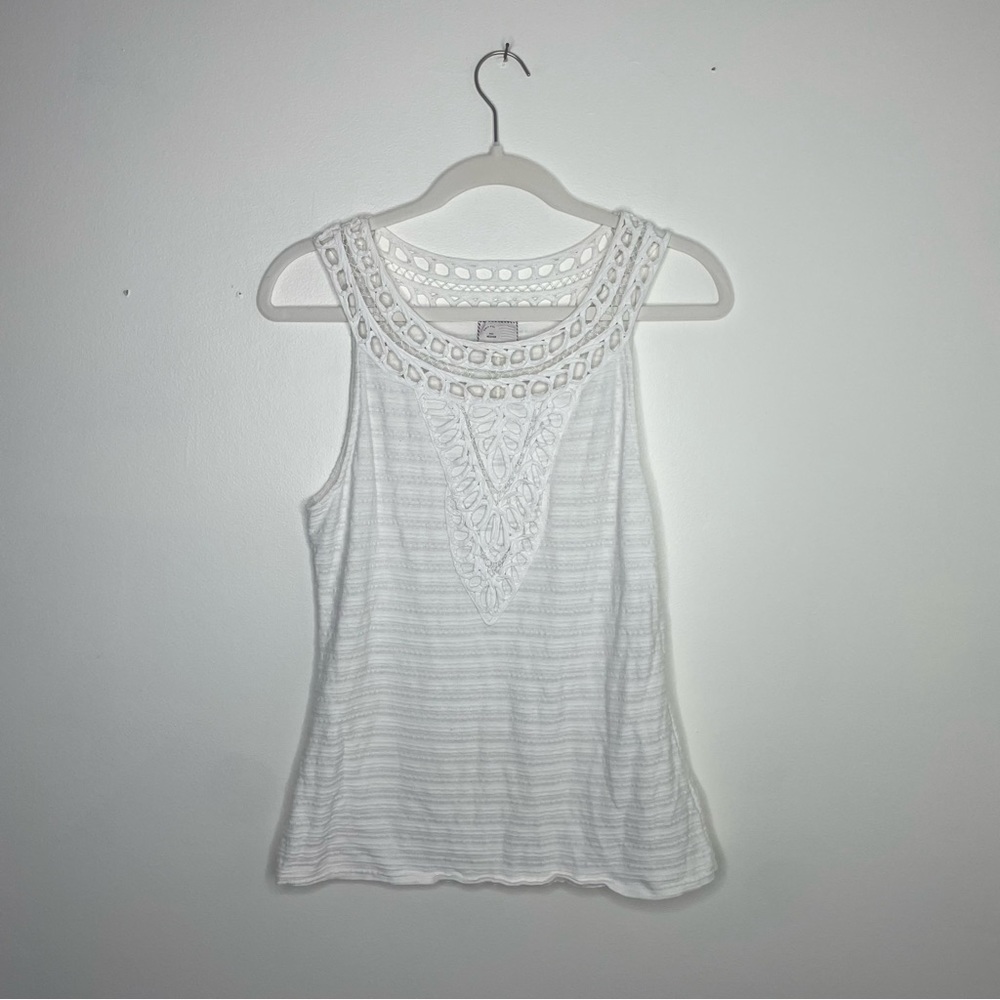 Anthropologie Postage Stamp Top